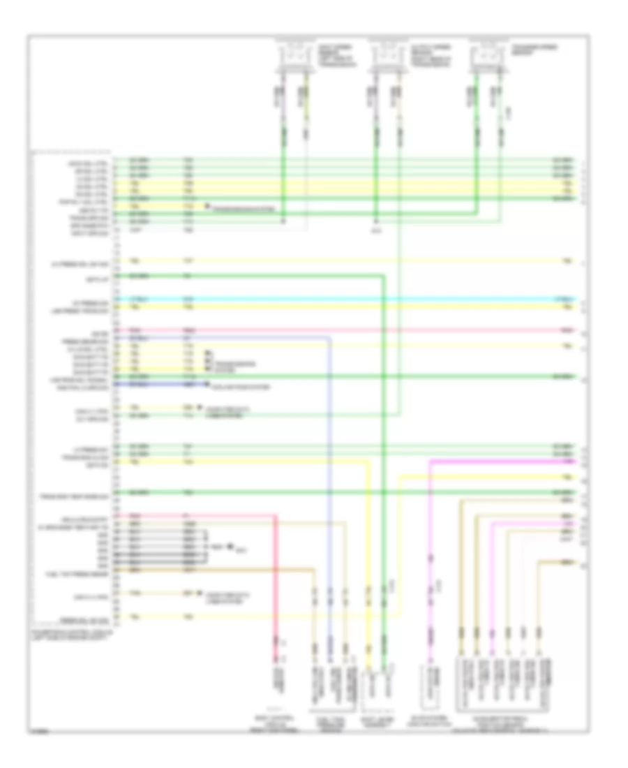 3.6L, Engine Performance Wiring Diagram (1 of 6) for Dodge Journey Crew 2012