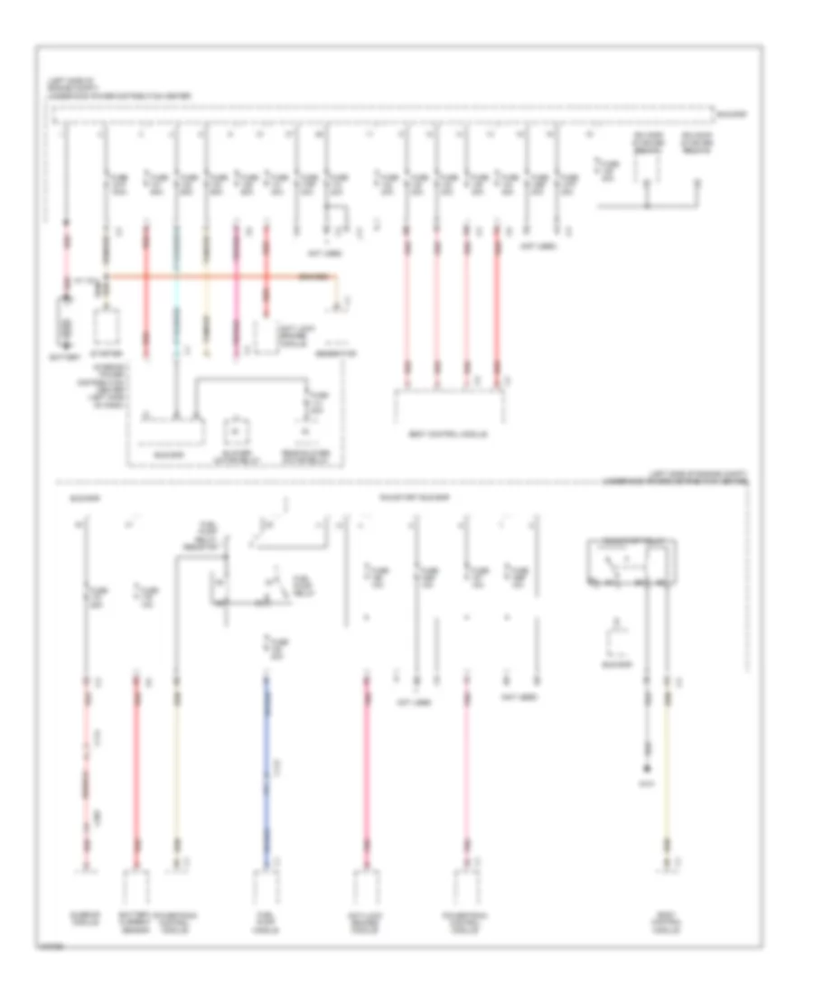 Power Distribution Wiring Diagram 1 of 4 for Dodge Journey Crew 2012