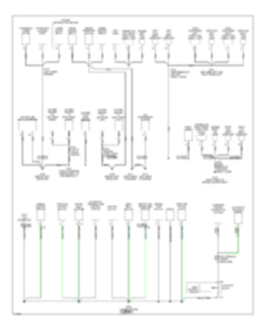 Ground Distribution Wiring Diagram 1 of 3 for Dodge Intrepid ES 1999