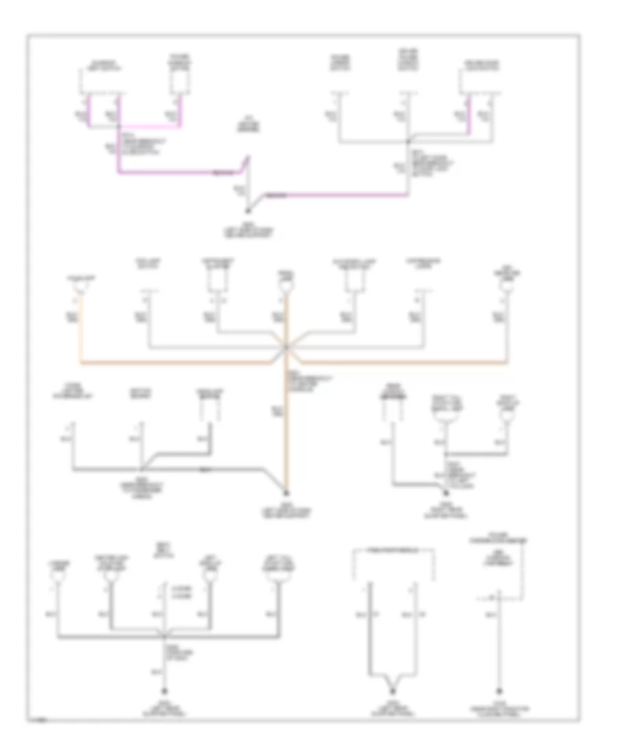 Ground Distribution Wiring Diagram (2 of 2) for Dodge Neon 1999