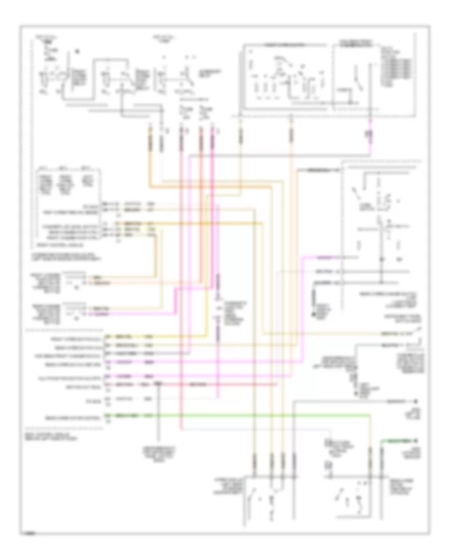 Wiper Washer Wiring Diagram for Dodge Caravan EC 2002