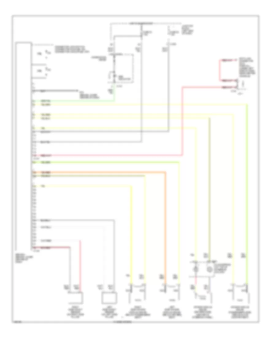 Supplemental Restraints Wiring Diagram for Dodge Stratus SXT 2005