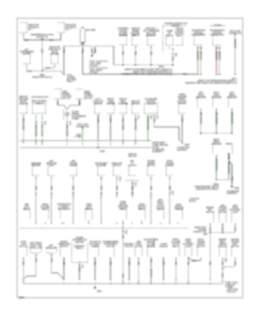 Ground Distribution Wiring Diagram 1 of 2 for Dodge Caravan 1996