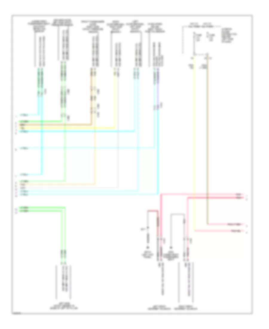 Supplemental Restraints Wiring Diagram 2 of 3 for Dodge Journey R T 2012