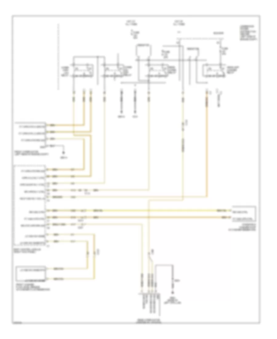 Электросхема стеклоочистителя, дворников и омывателя для Dodge Journey R/T 2012