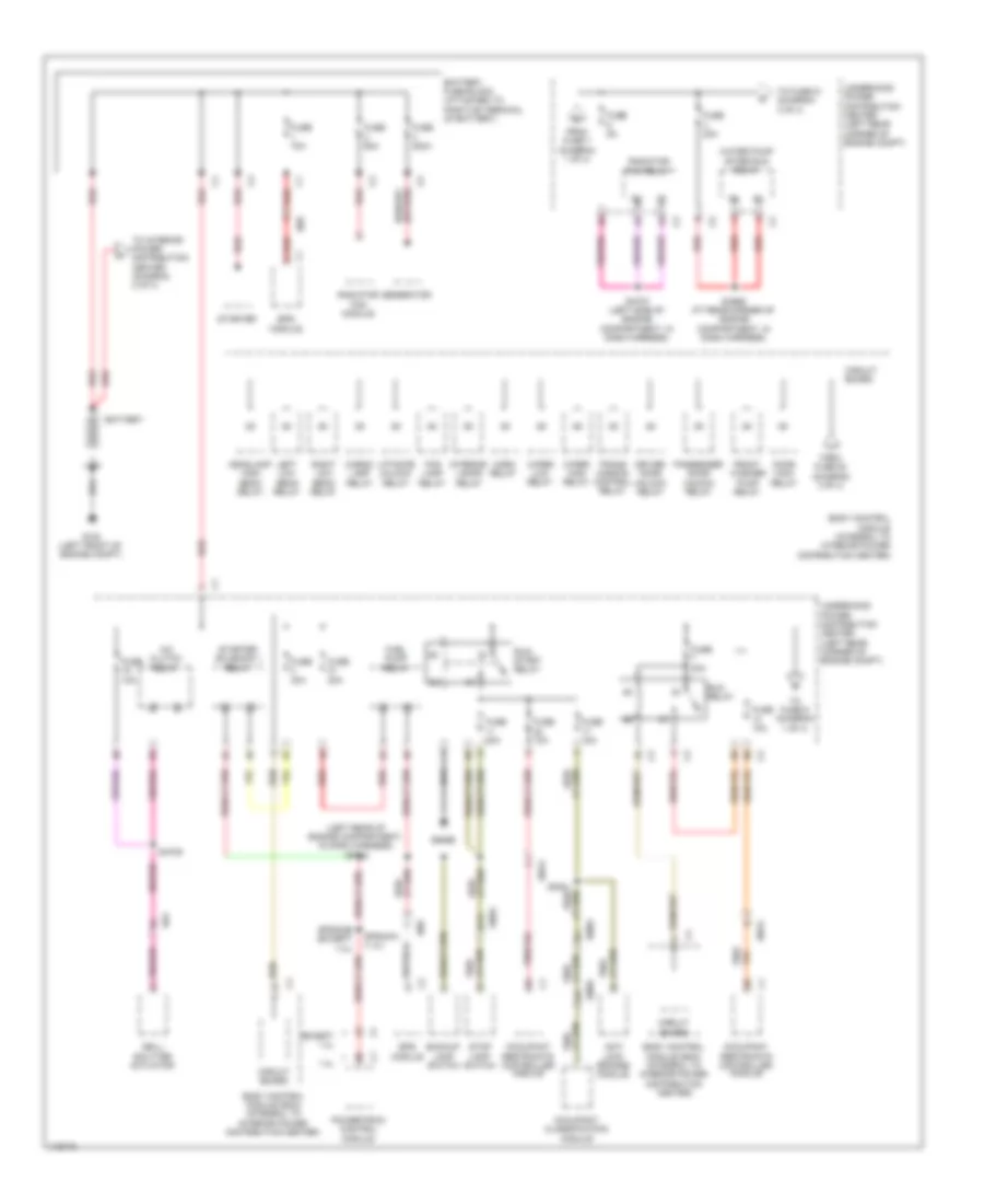 Power Distribution Wiring Diagram 1 of 4 for Dodge Dart Aero 2014