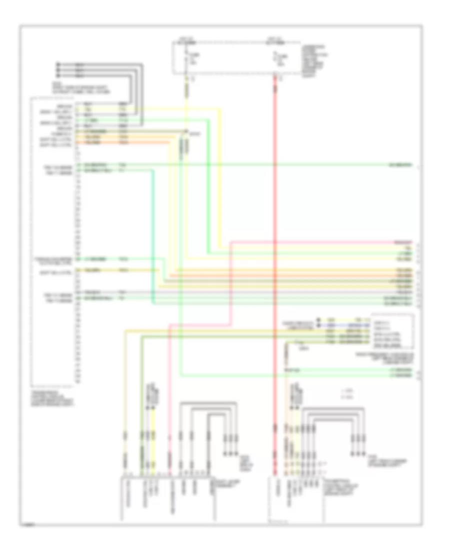Transmission Wiring Diagram, without Dual Clutch Transmission (1 of 2) for Dodge Dart Aero 2014