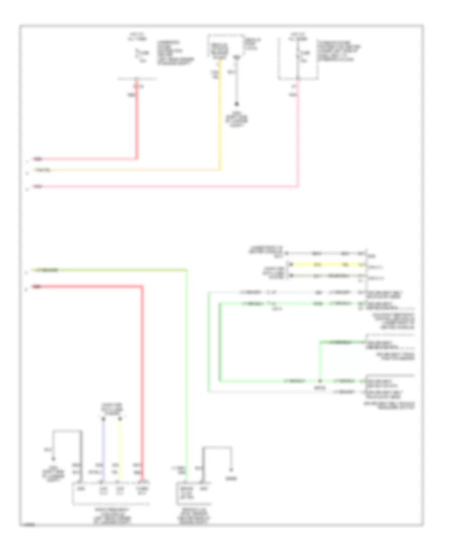 Warning Systems Wiring Diagram (2 of 2) for Dodge Dart Aero 2014