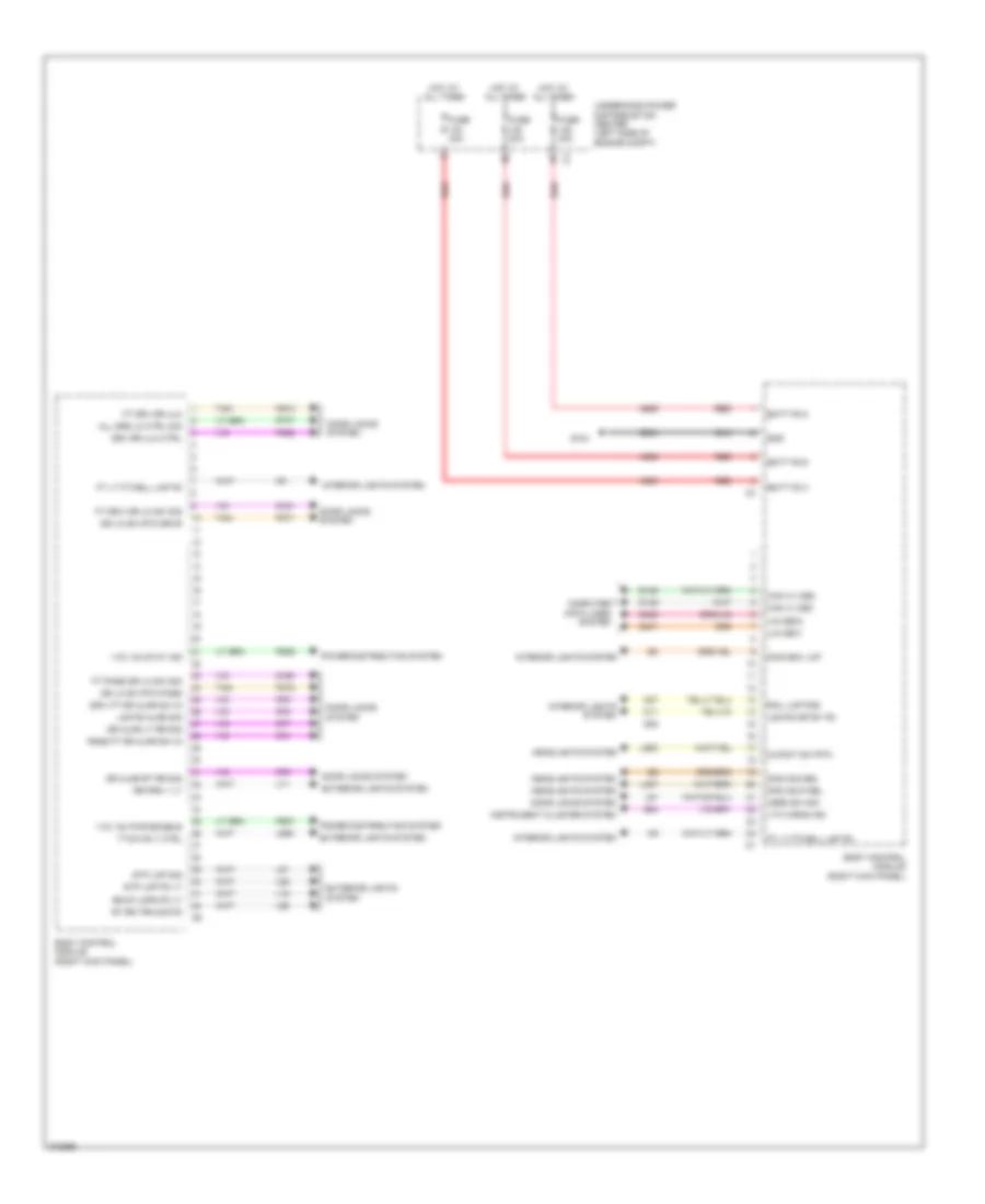 Body Control Module Wiring Diagram 2 of 2 for Dodge Journey SE 2012