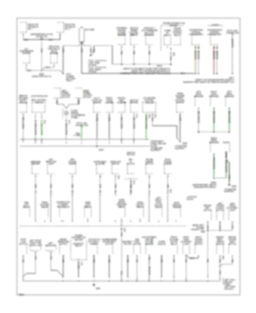 Ground Distribution Wiring Diagram 1 of 2 for Dodge Caravan LE 1996