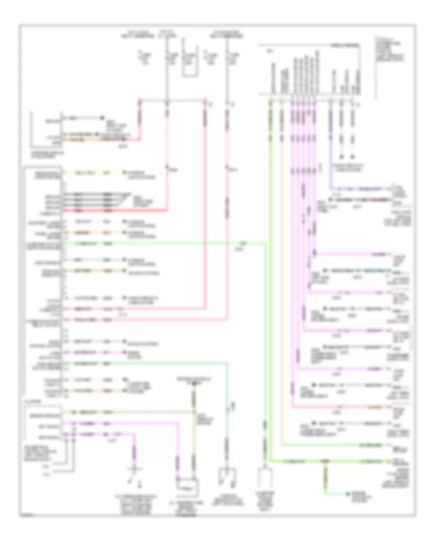 Instrument Cluster Wiring Diagram for Dodge Journey SXT 2010