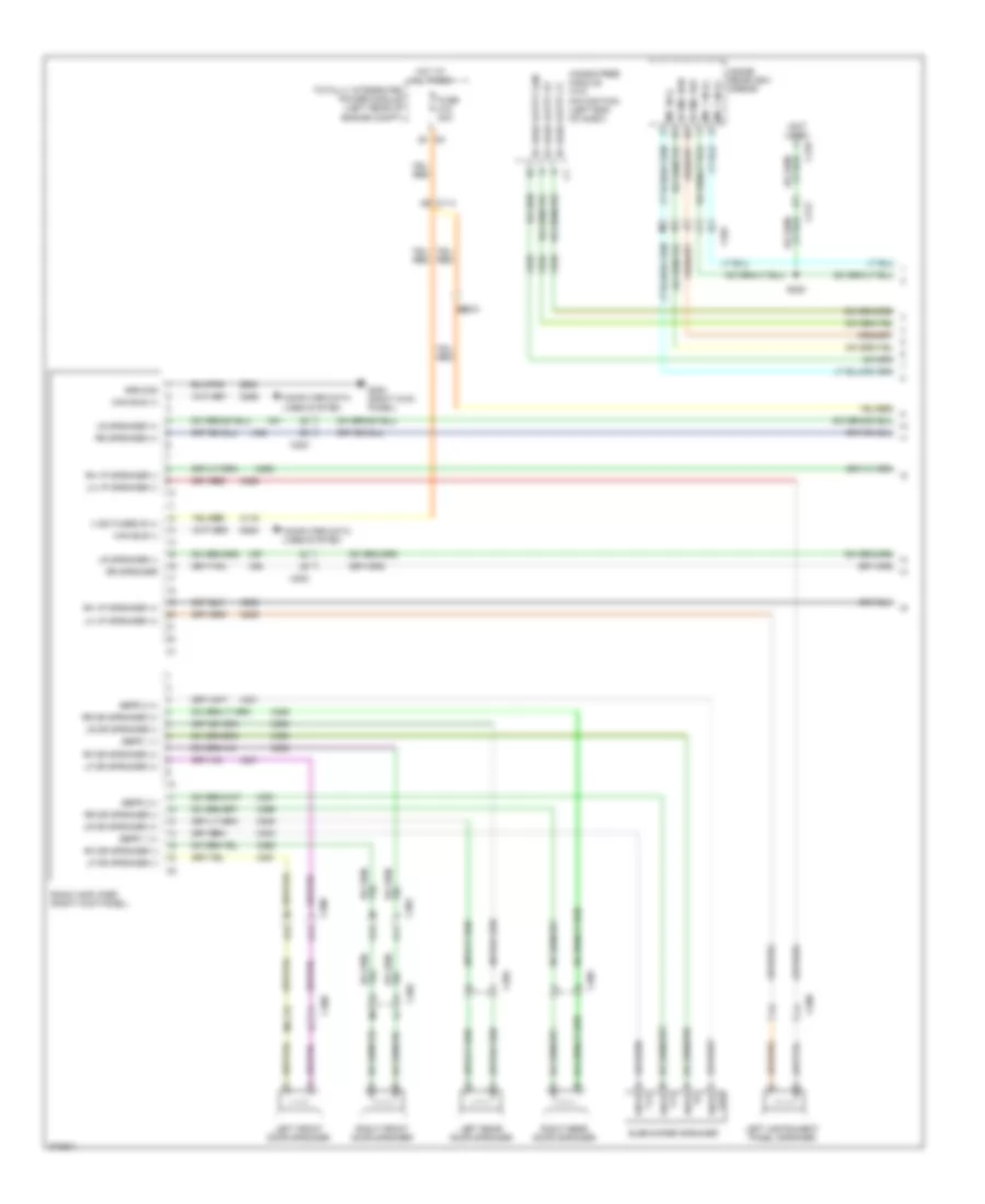 Navigation Wiring Diagram, Premium (1 of 4) for Dodge Journey SXT 2010