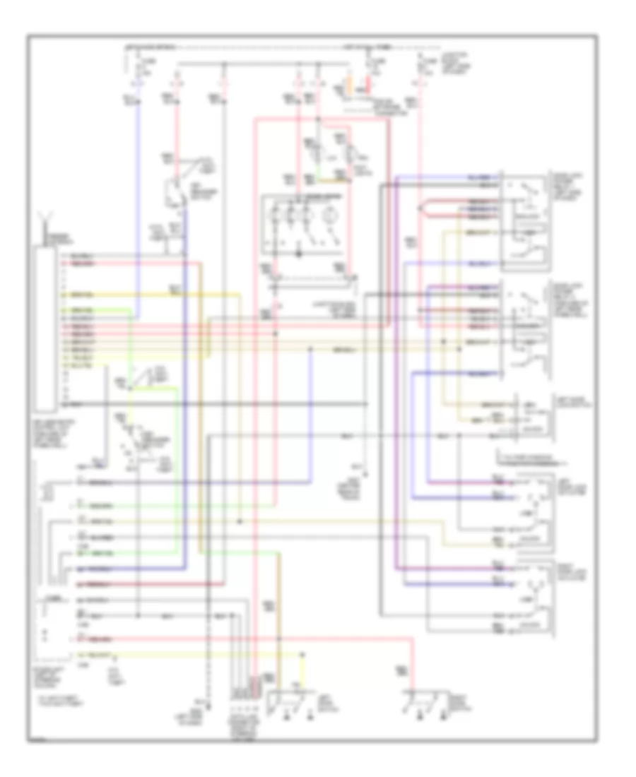 Keyless Entry Wiring Diagram for Dodge Stealth 1993