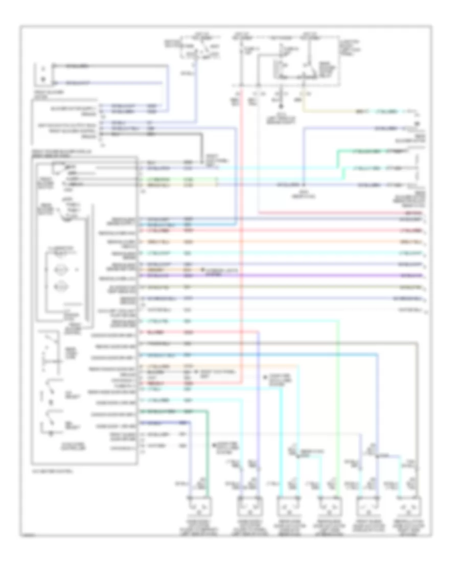 Automatic A C Wiring Diagram 1 of 2 for Dodge Durango 2004