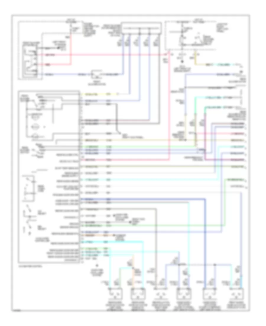 Manual A C Wiring Diagram 1 of 2 for Dodge Durango 2004