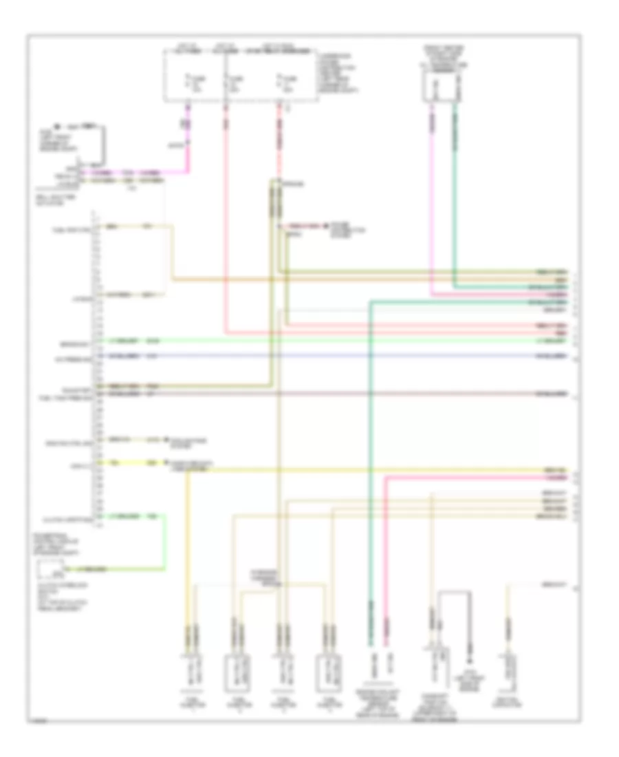 2.0L, Engine Performance Wiring Diagram (1 of 5) for Dodge Dart GT 2014
