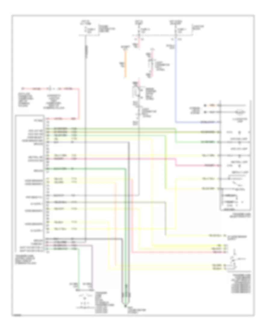 Transfer Case Wiring Diagram for Dodge Dakota R T 2002