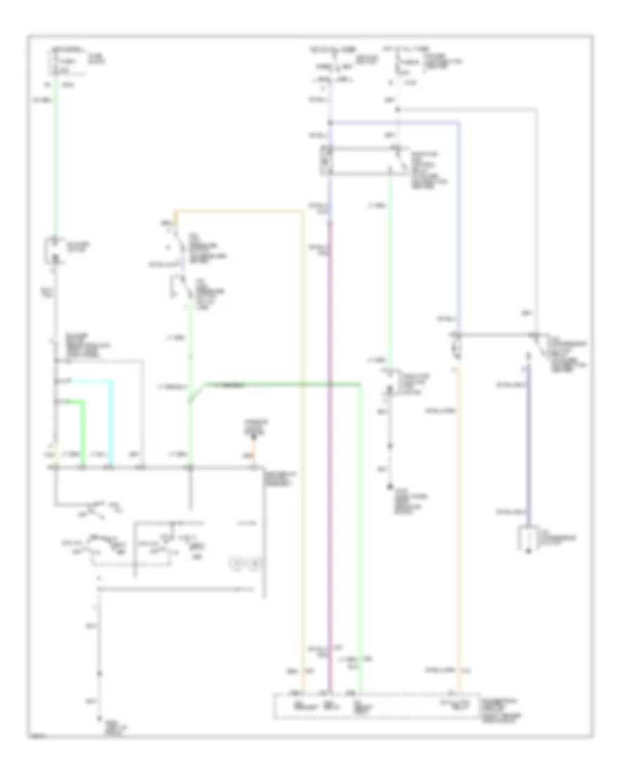 2.5L, AC Wiring Diagram for Dodge Dakota 1996