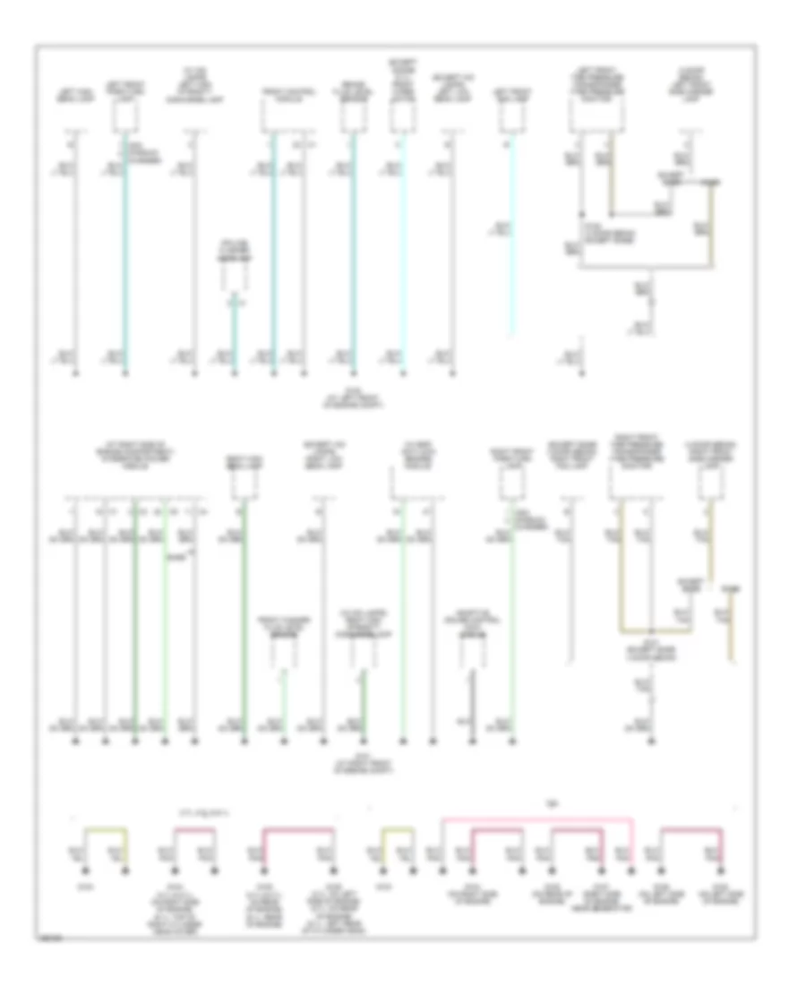 Ground Distribution Wiring Diagram 1 of 4 for Dodge Magnum SXT 2007