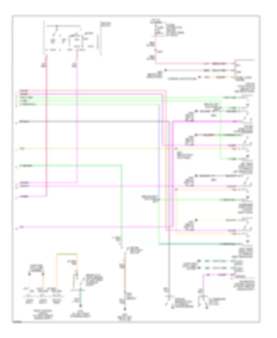 Instrument Cluster Wiring Diagram (2 of 2) for Dodge Magnum SXT 2007