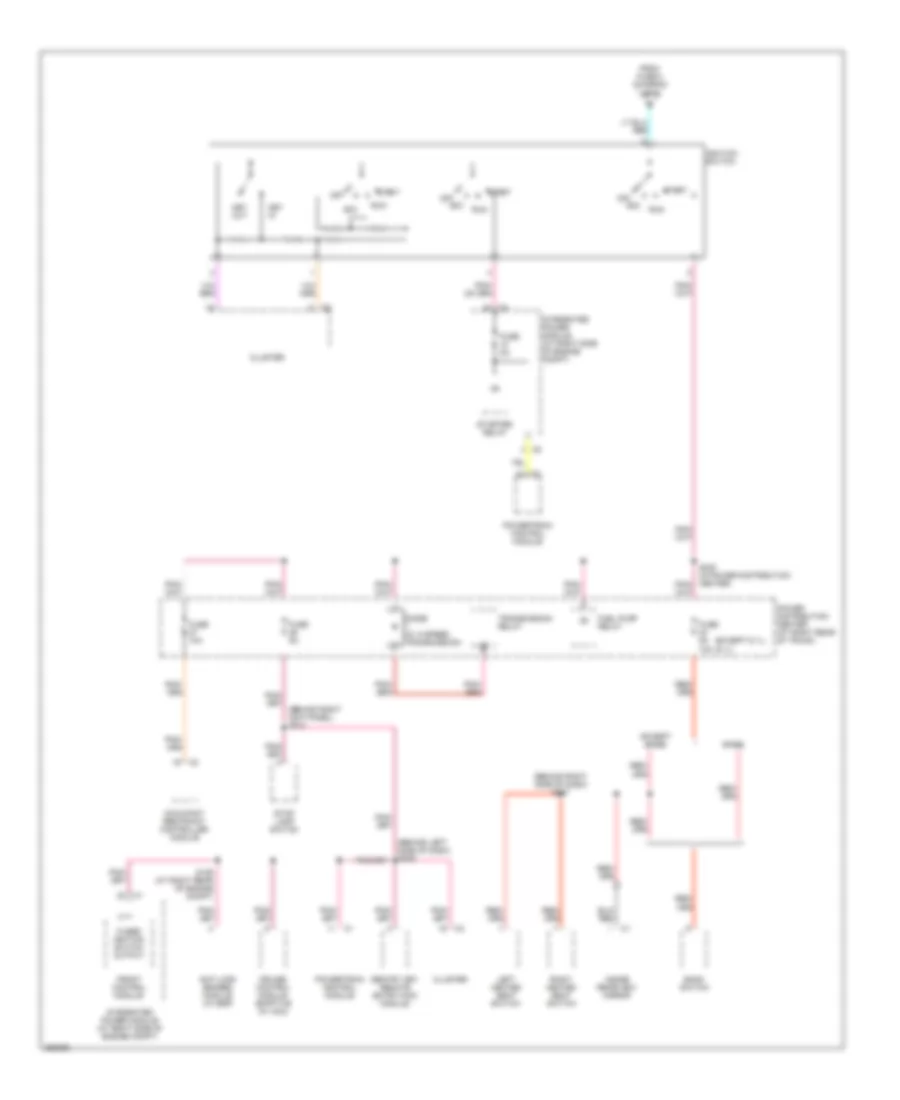 Power Distribution Wiring Diagram 4 of 5 for Dodge Magnum SXT 2007