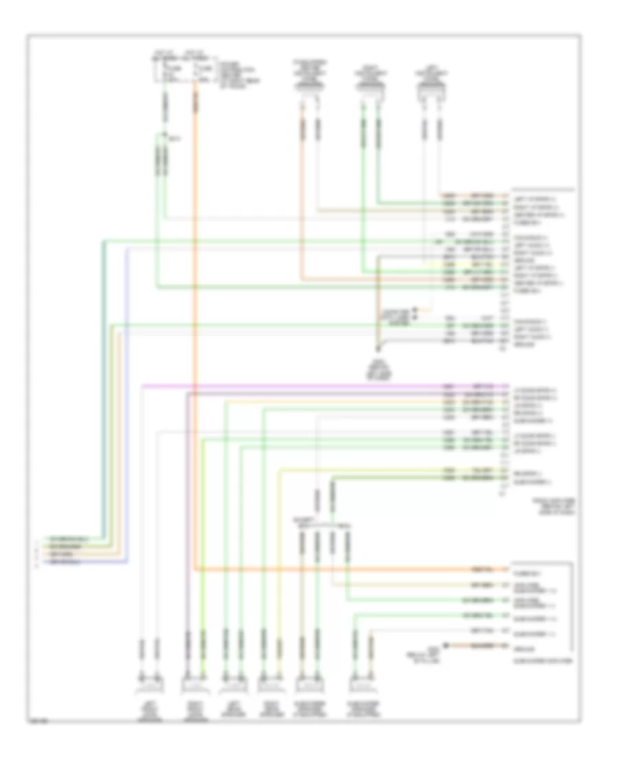 Radio Wiring Diagram Midline 2 of 2 for Dodge Magnum SXT 2007