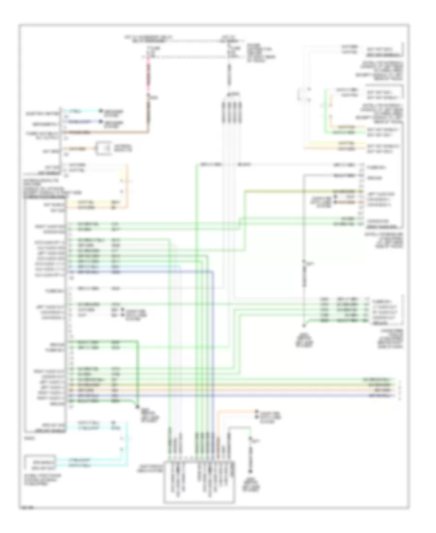 Radio Wiring Diagram, Premium (1 of 2) for Dodge Magnum SXT 2007