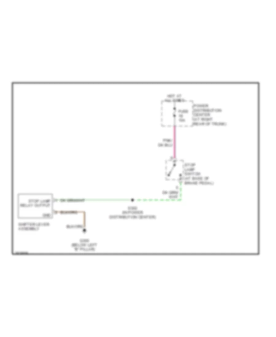 Shift Interlock Wiring Diagram 4 Speed A T for Dodge Magnum SXT 2007