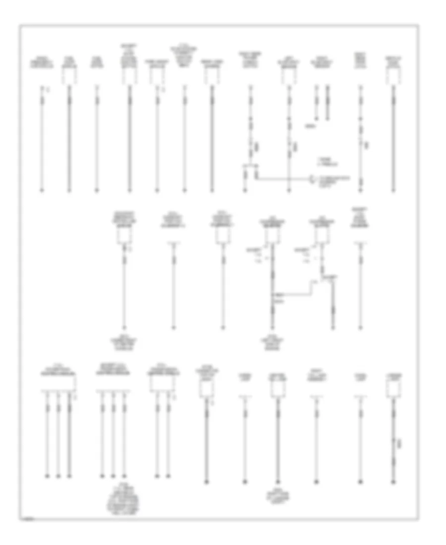 Ground Distribution Wiring Diagram (2 of 4) for Dodge Dart Limited 2014