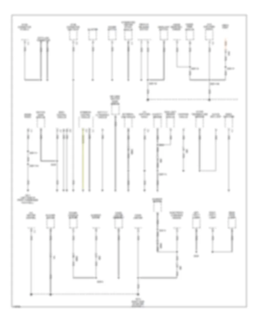 Ground Distribution Wiring Diagram 3 of 4 for Dodge Dart Limited 2014