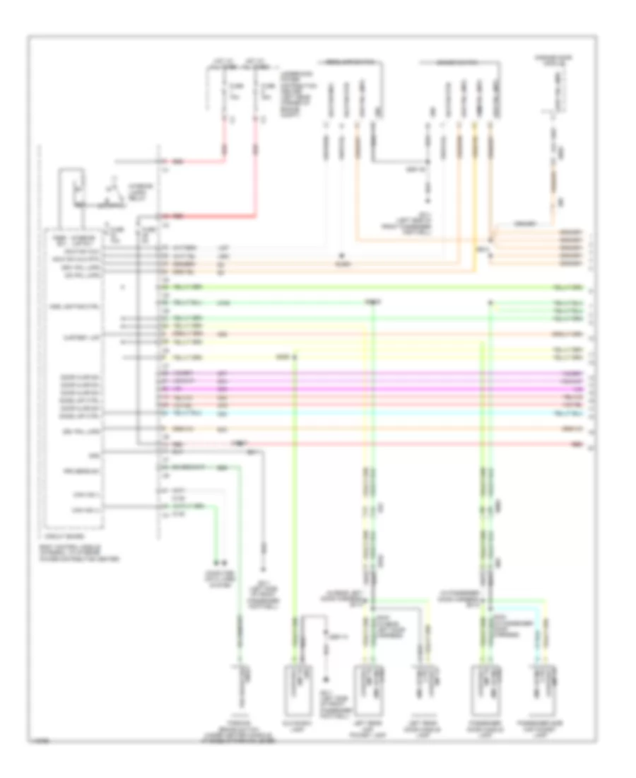 Interior Lights Wiring Diagram 1 of 3 for Dodge Dart Limited 2014