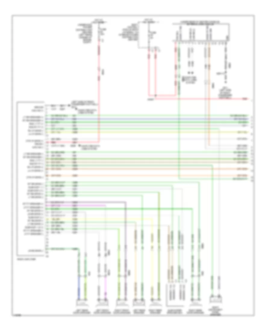 Navigation Wiring Diagram (1 of 3) for Dodge Dart Limited 2014