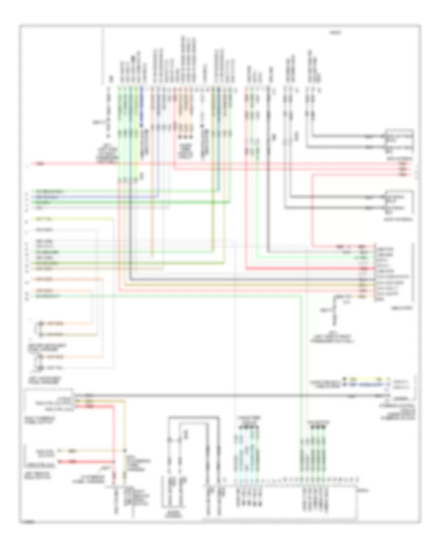 Navigation Wiring Diagram (2 of 3) for Dodge Dart Limited 2014