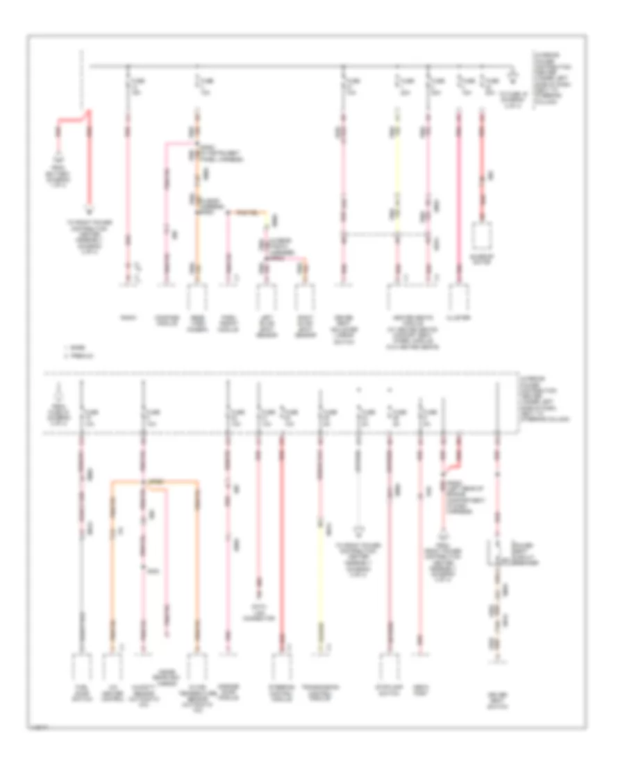 Power Distribution Wiring Diagram (2 of 4) for Dodge Dart Limited 2014
