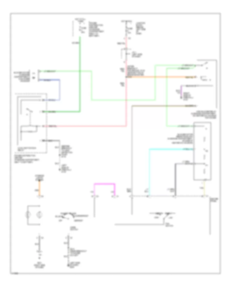 Heater Wiring Diagram for Dodge Ram Van B1999 3500