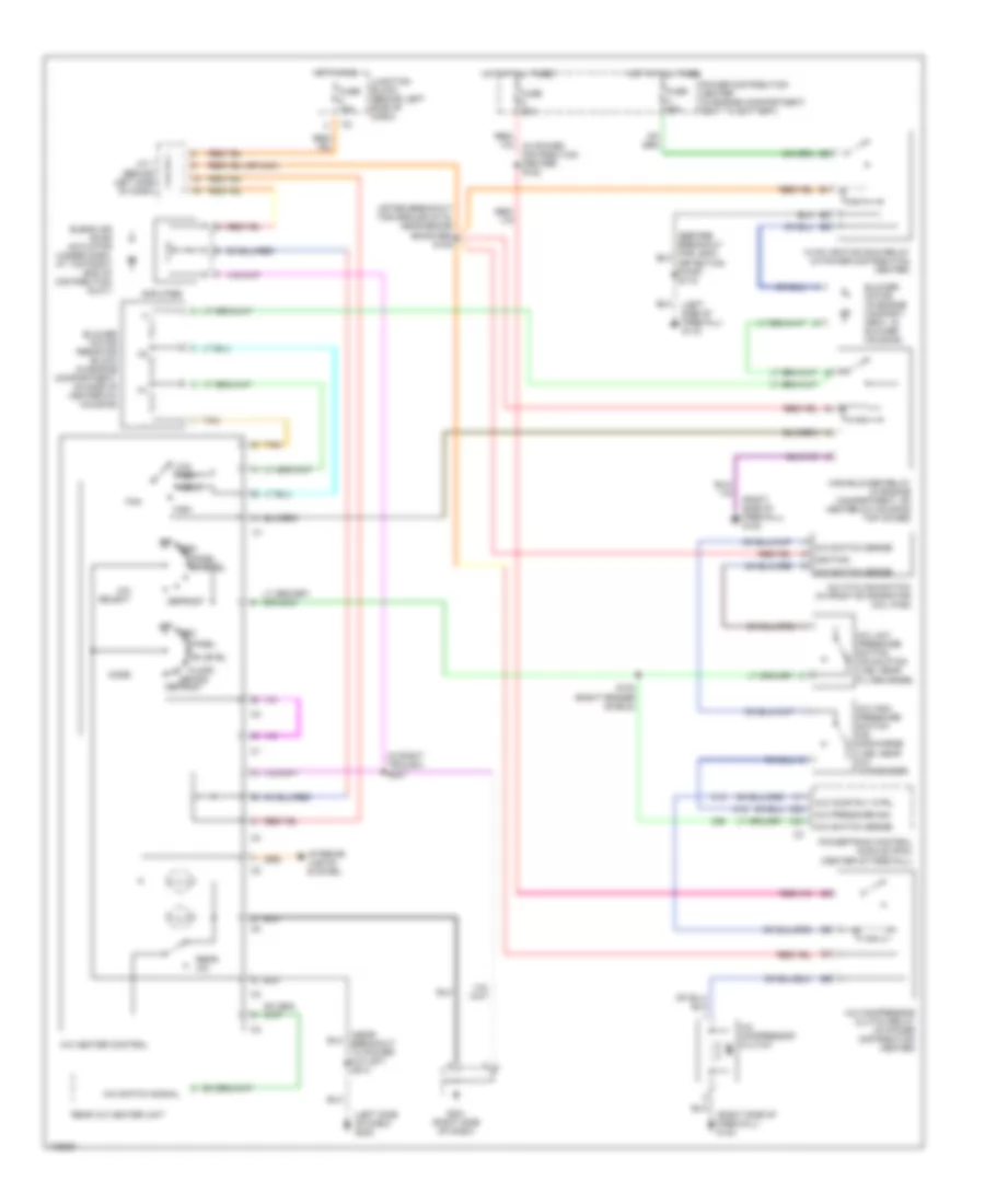 Manual A C Wiring Diagram for Dodge Ram Wagon B1999 1500