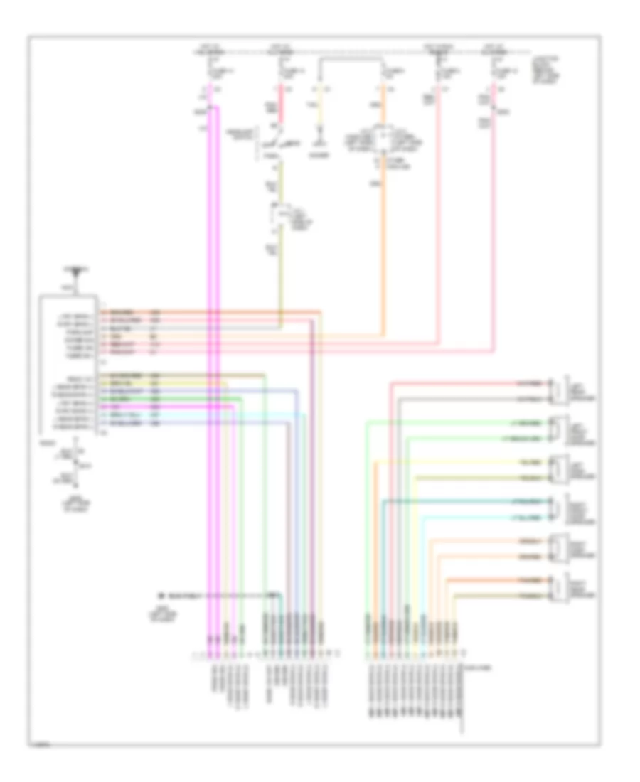 Radio Wiring Diagrams with Amplifier for Dodge Ram Wagon B1999 1500