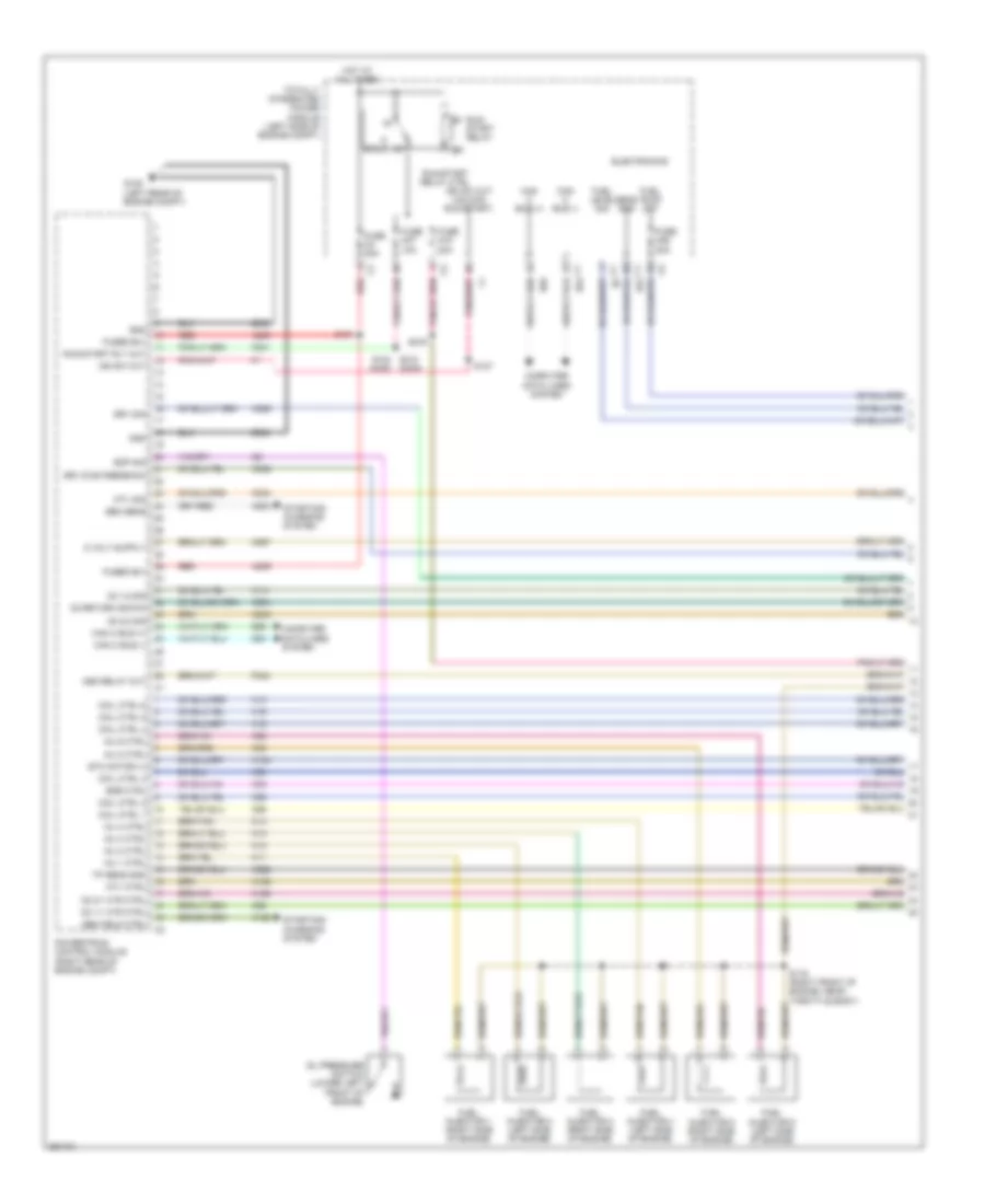 4.0L, Engine Performance Wiring Diagram (1 of 4) for Dodge Nitro RT 2007