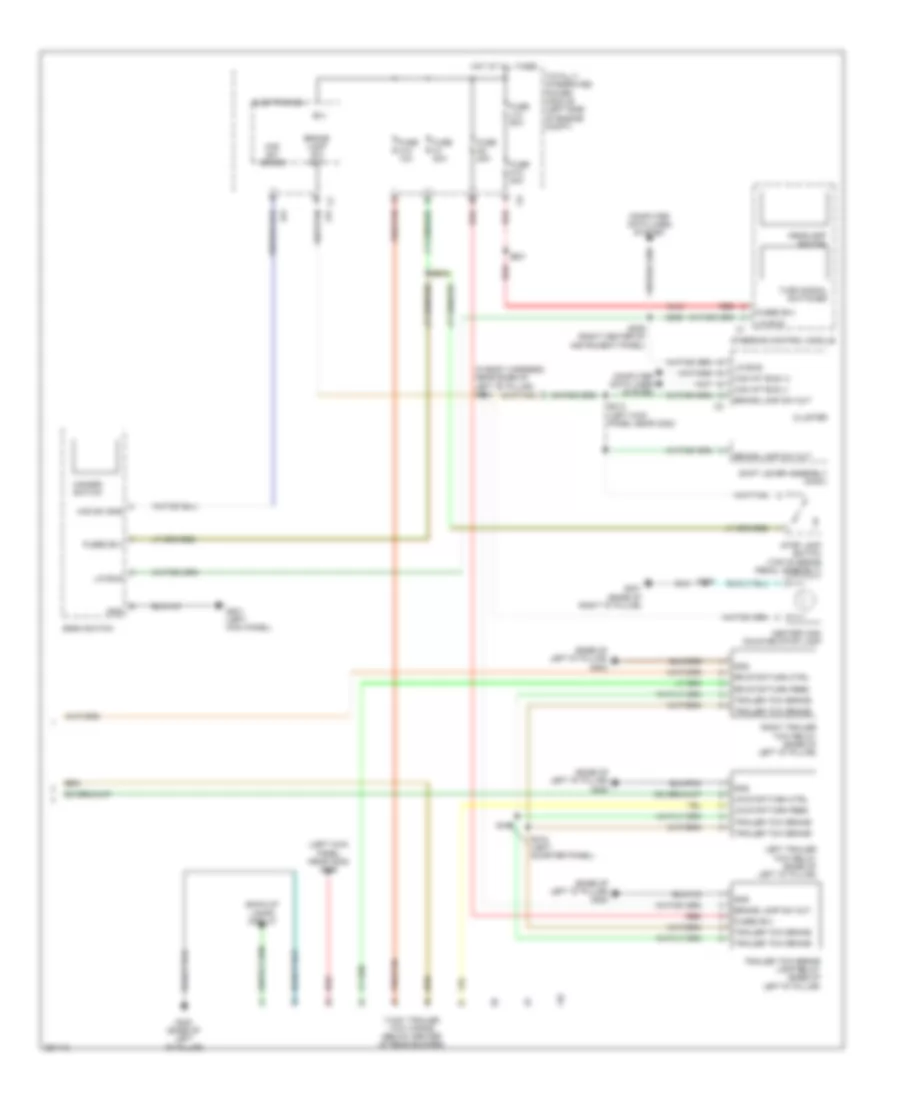 Exterior Lamps Wiring Diagram 2 of 2 for Dodge Nitro R T 2007