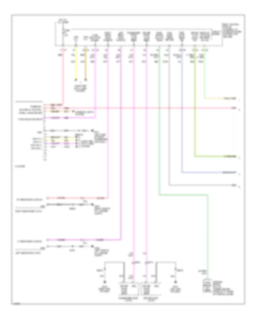 Instrument Cluster Wiring Diagram 1 of 2 for Dodge Dart SE 2014