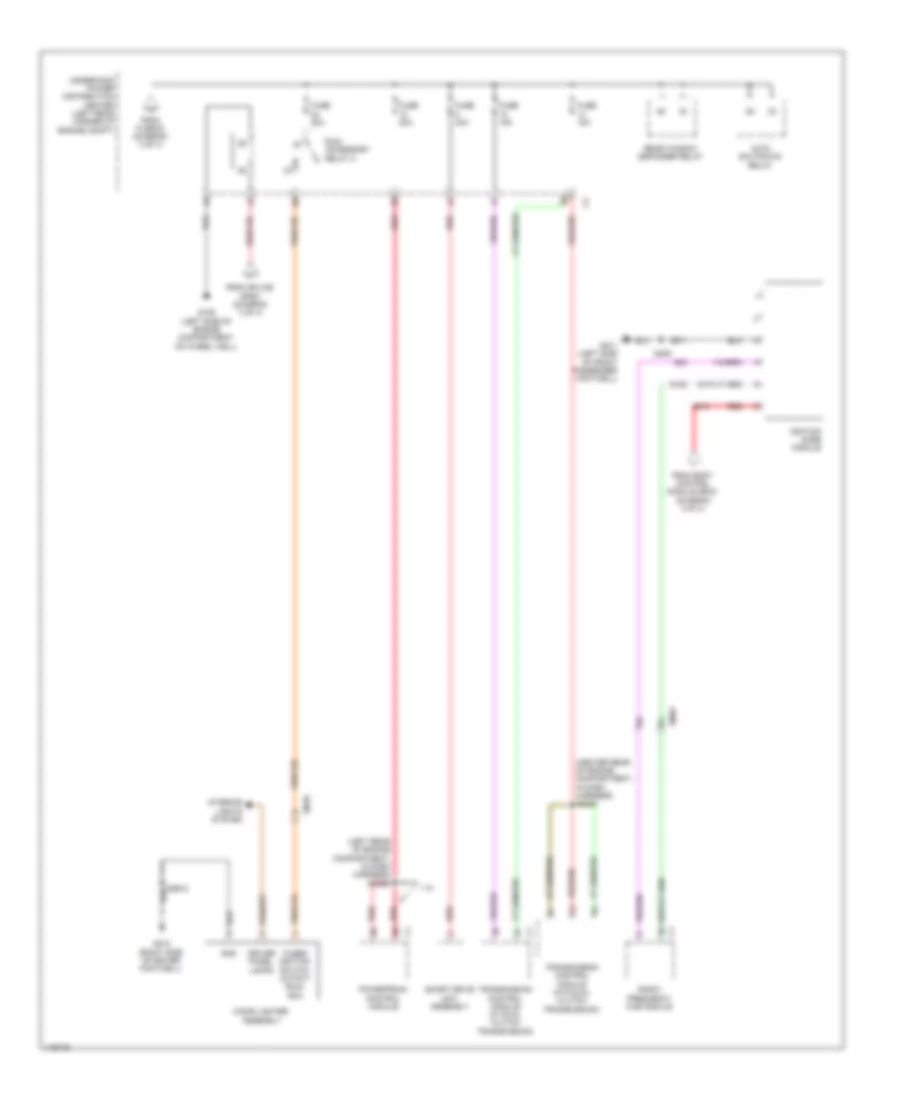Power Distribution Wiring Diagram 4 of 4 for Dodge Dart SE 2014