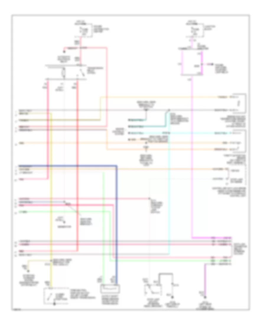 5.2L, AT Wiring Diagram (2 of 2) for Dodge Ram Wagon B2500 1999