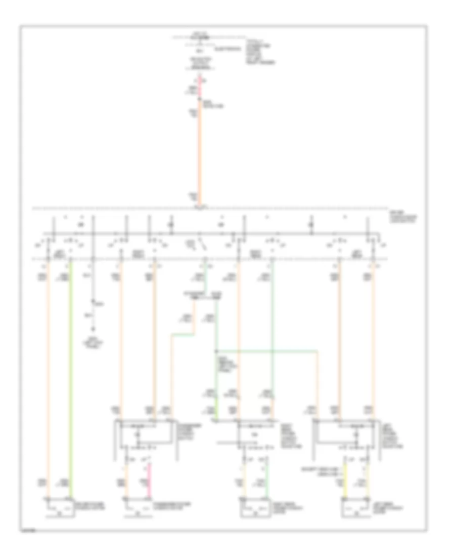 Power Windows Wiring Diagram for Dodge Cab  Chassis R2006 2500