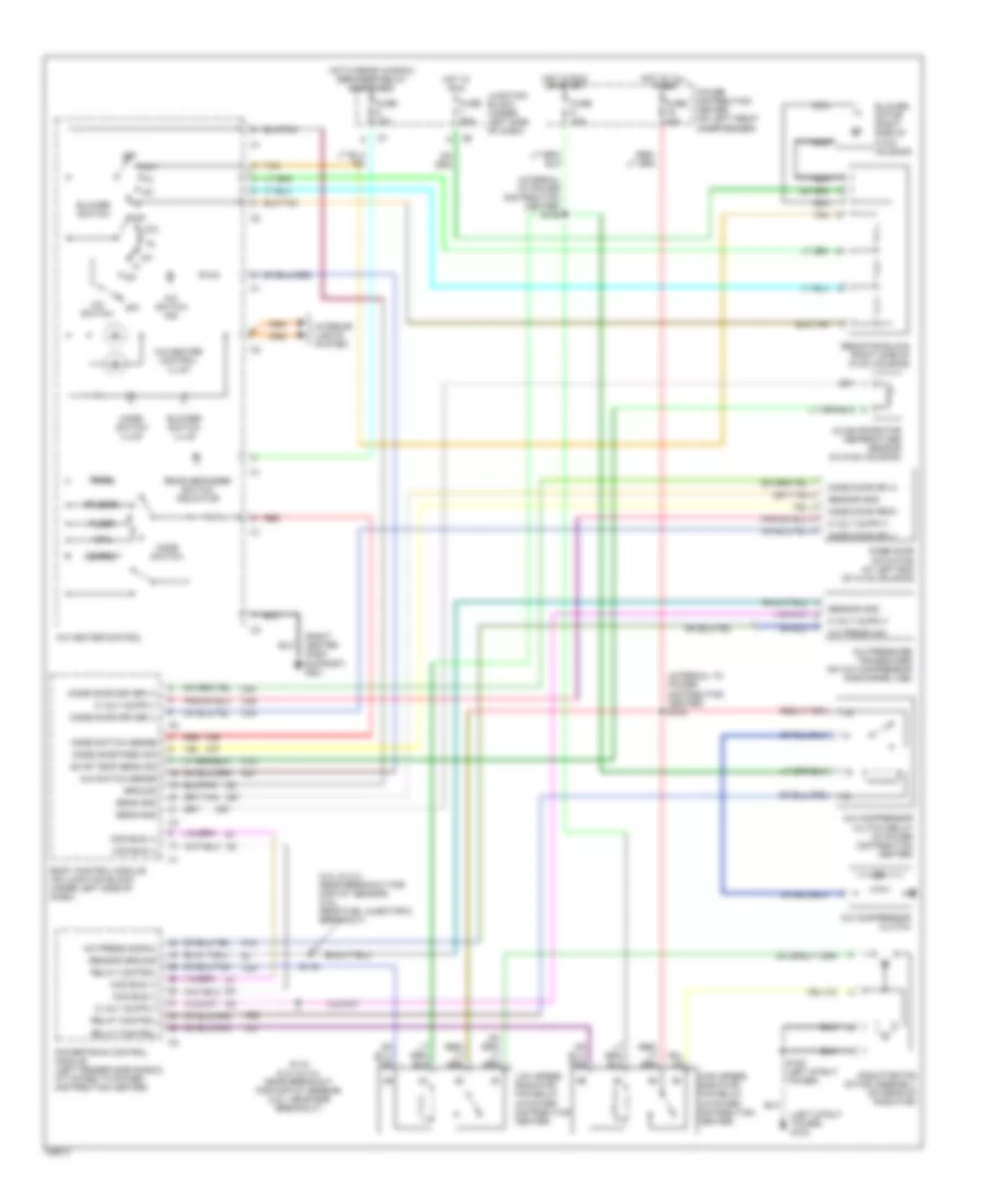 Manual AC Wiring Diagram for Dodge Stratus 1999