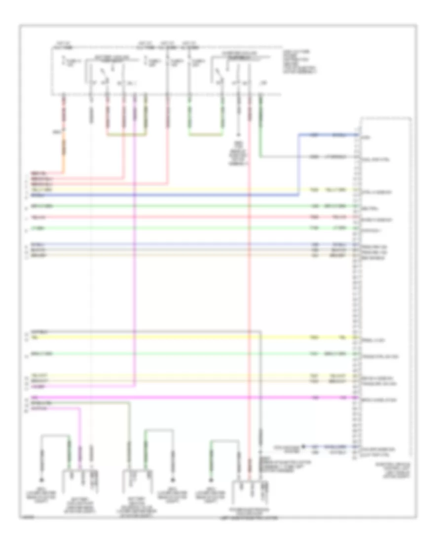 электрический, Электросхема системы управления двигателем (7 из 7) для Fiat 500e 2014
