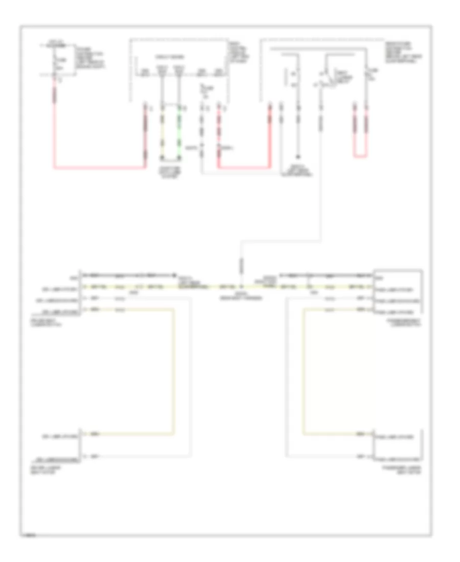 Электросхема регулировки поясницы для Fiat 500L Lounge 2014