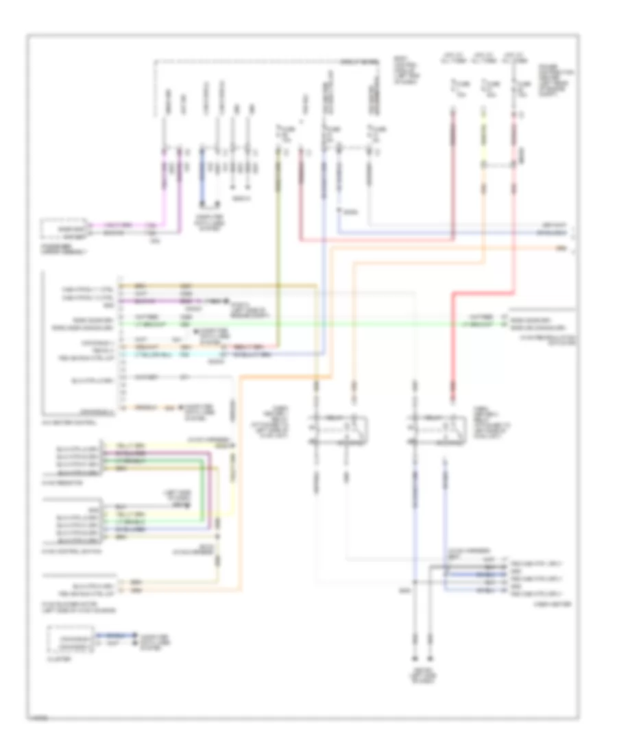 Электросхема кондиционера с ручный управлением (1 из 2) для Fiat 500L Trekking 2014
