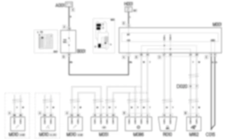LIGNES DE BRANCHEMENT CAN - SCHEMA ELECTRIQUE Fiat 500 1.4 16v  