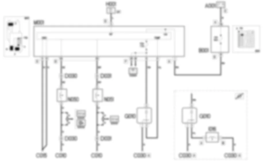 PLAFONNIERS - SCHEMA ELECTRIQUE Fiat 500 1.4 16v  