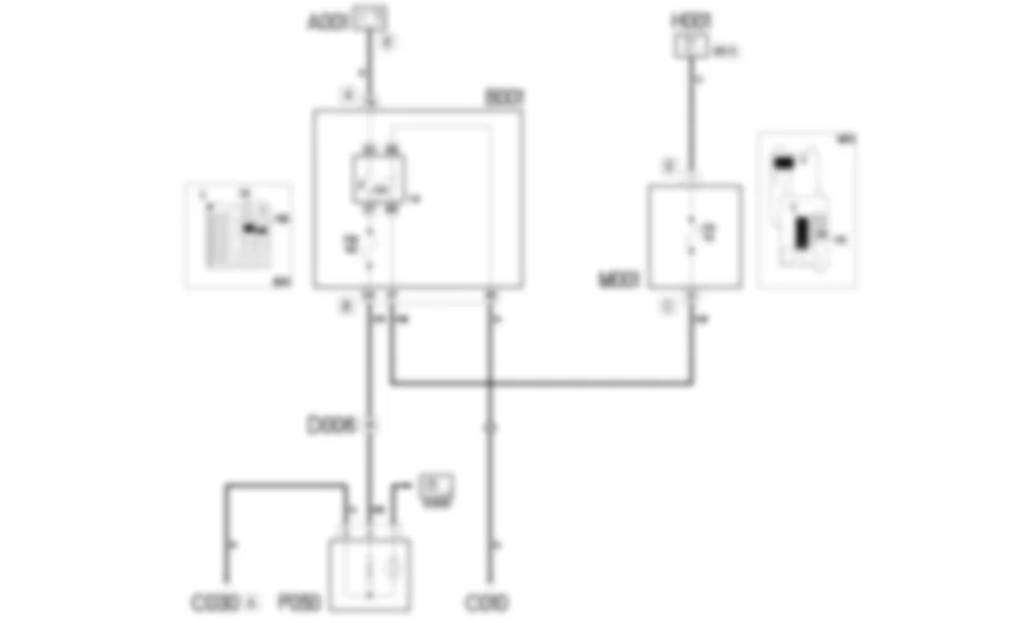 ENCENDEDOR / TOMA DE CORRIENTE - ESQUEMA ELECTRICO Fiat 500 1.2 8v  